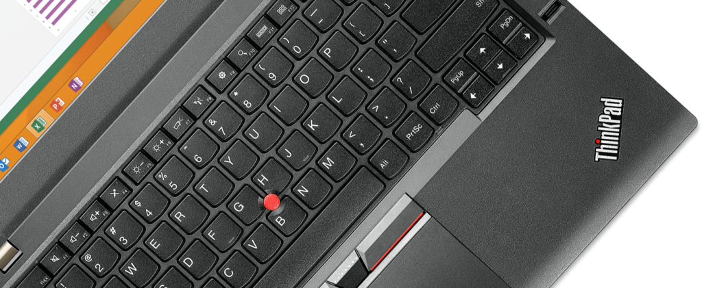 ThinkPad T450 to solidna konstrukcja wzmacniania włóknem szklanym, posiadająca dobrze spasowane elementy i wygodną, charakterystyczną wyspową klawiaturę